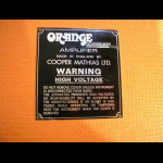 Orange-Matmap, – head 200W – head custom build for Jimmy Page