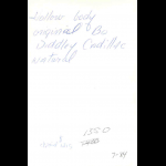 Original Tom Holmes Photo (Back)